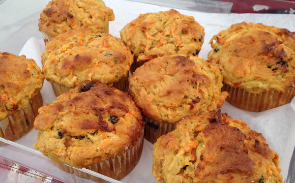 Carrot Blueberry Muffins