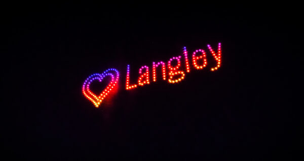Langley Lights the Night Community Spirit Donation