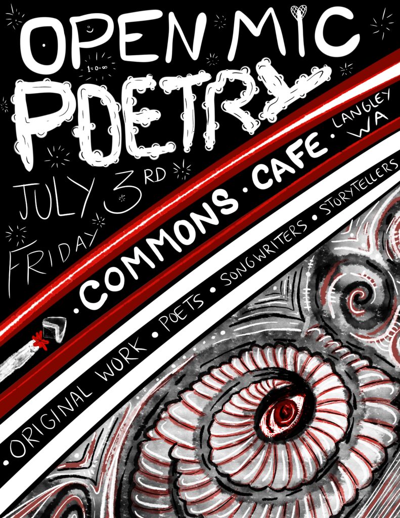 poetry open mic flier